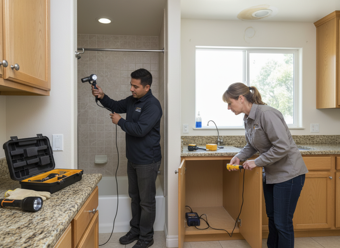 Checking for Hidden Water Damage in Laguna Woods Kitchens and Bathrooms