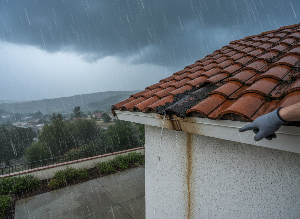 How Winter Rains Cause Roof Leaks in Laguna Woods Homes