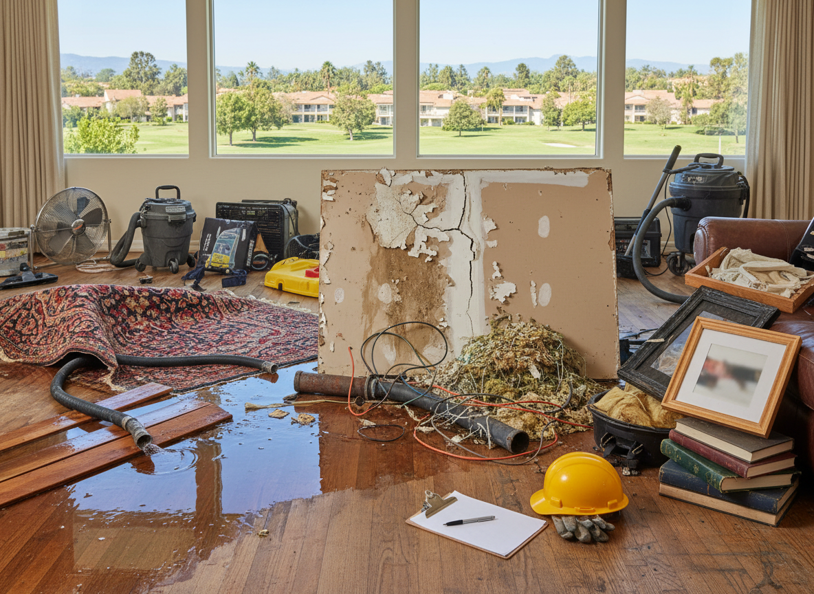 What Affects Water Damage Repair Costs in Laguna Woods